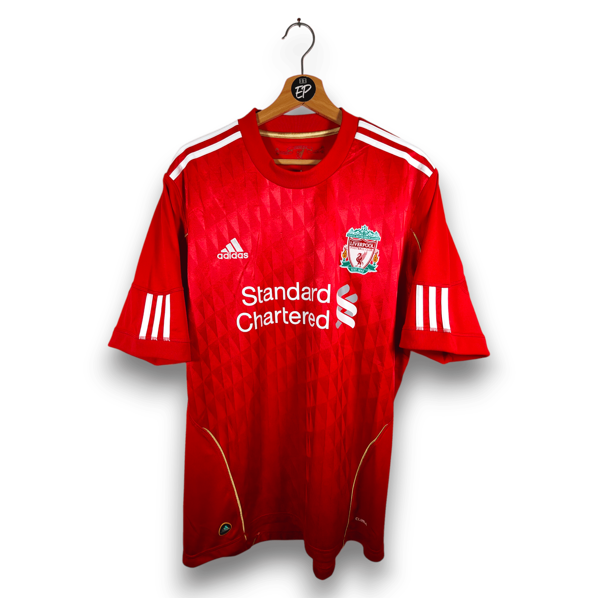 2010 - 12 Liverpool Home Shirt Gerrard 8 - 9.5/10 - (L) - Eternal Pitch