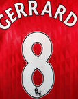 2010 - 12 Liverpool Home Shirt Gerrard 8 (L) - Eternal Pitch