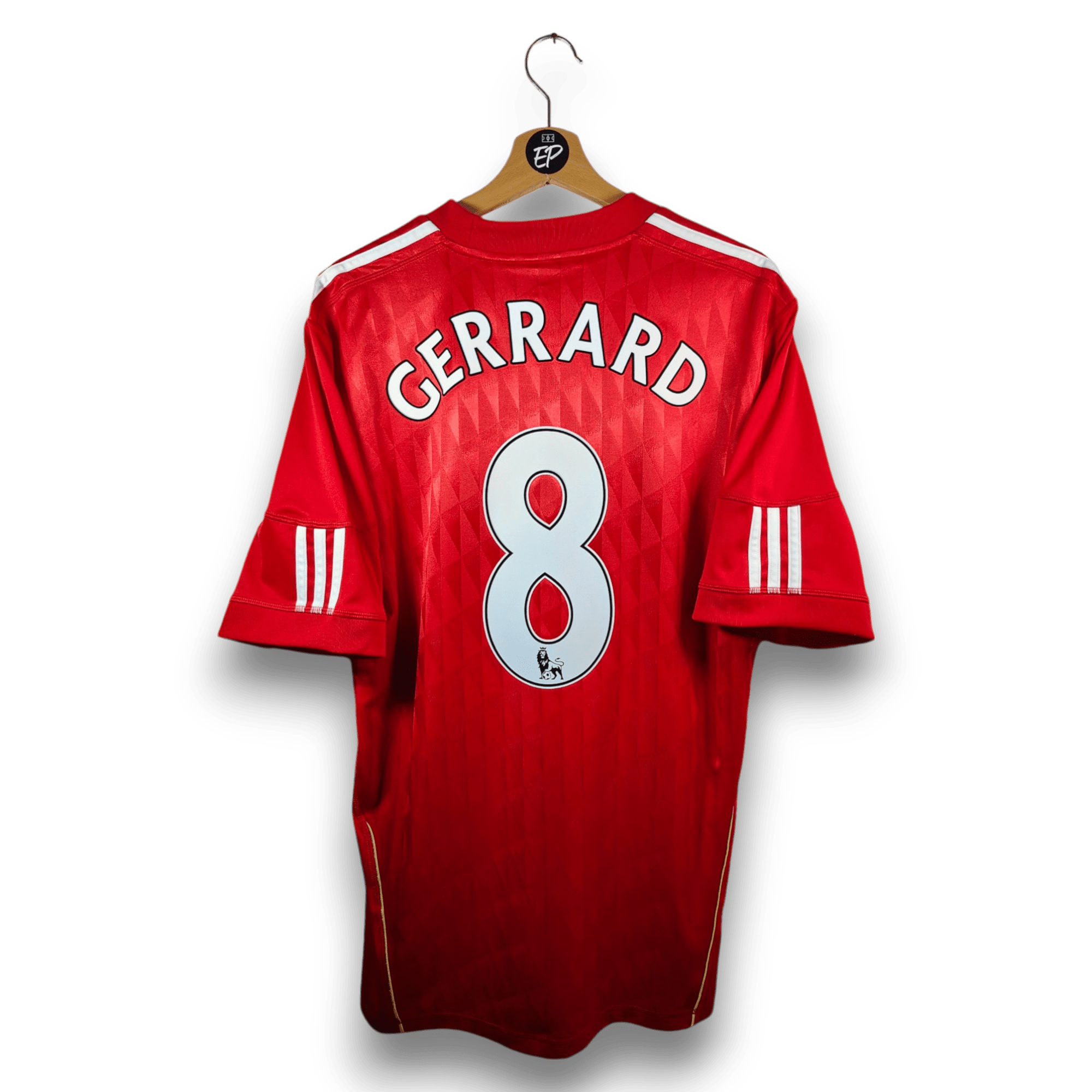 2010 - 12 Liverpool Home Shirt Gerrard 8 (L) - Eternal Pitch