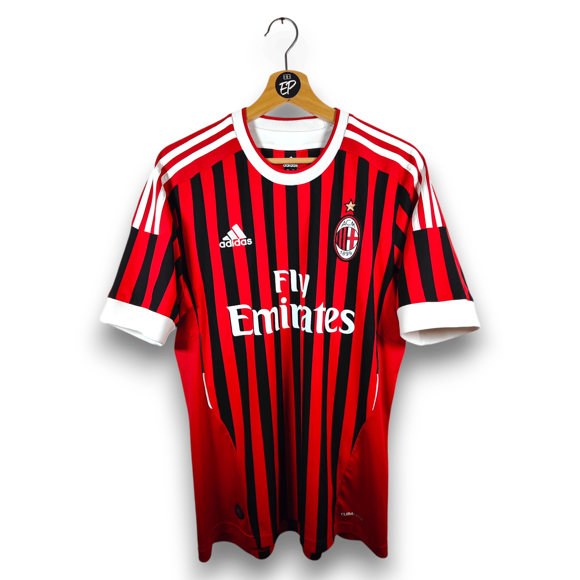 2011 - 12 AC Milan Home Shirt Ibrahimovic 11 - 8.5/10 - (M) - Eternal Pitch