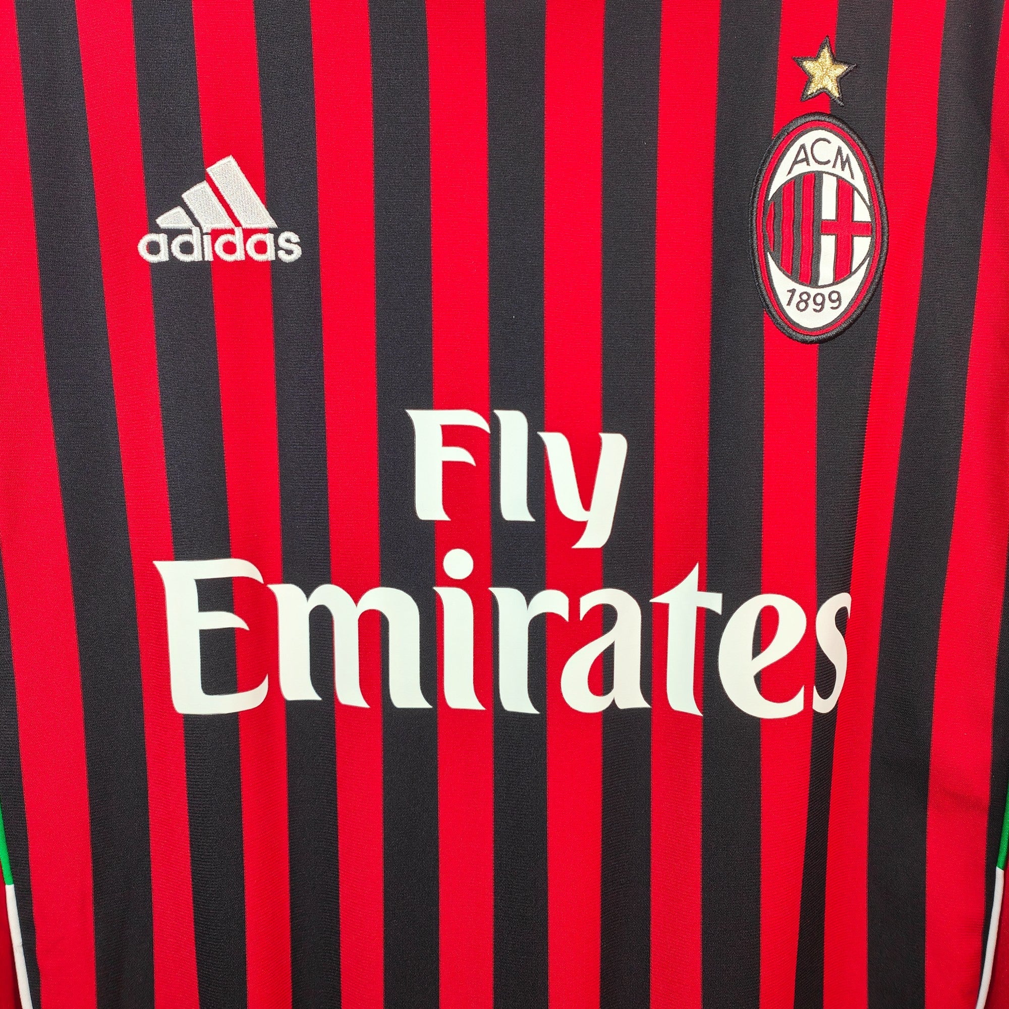 2011 - 12 AC Milan Home Shirt Ibrahimovic 11 (M) - Eternal Pitch