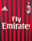 2011 - 12 AC Milan Home Shirt Ibrahimovic 11 (M) - Eternal Pitch