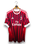 2011 - 12 AC Milan Home Shirt Ibrahimovic 11 (M) - Eternal Pitch