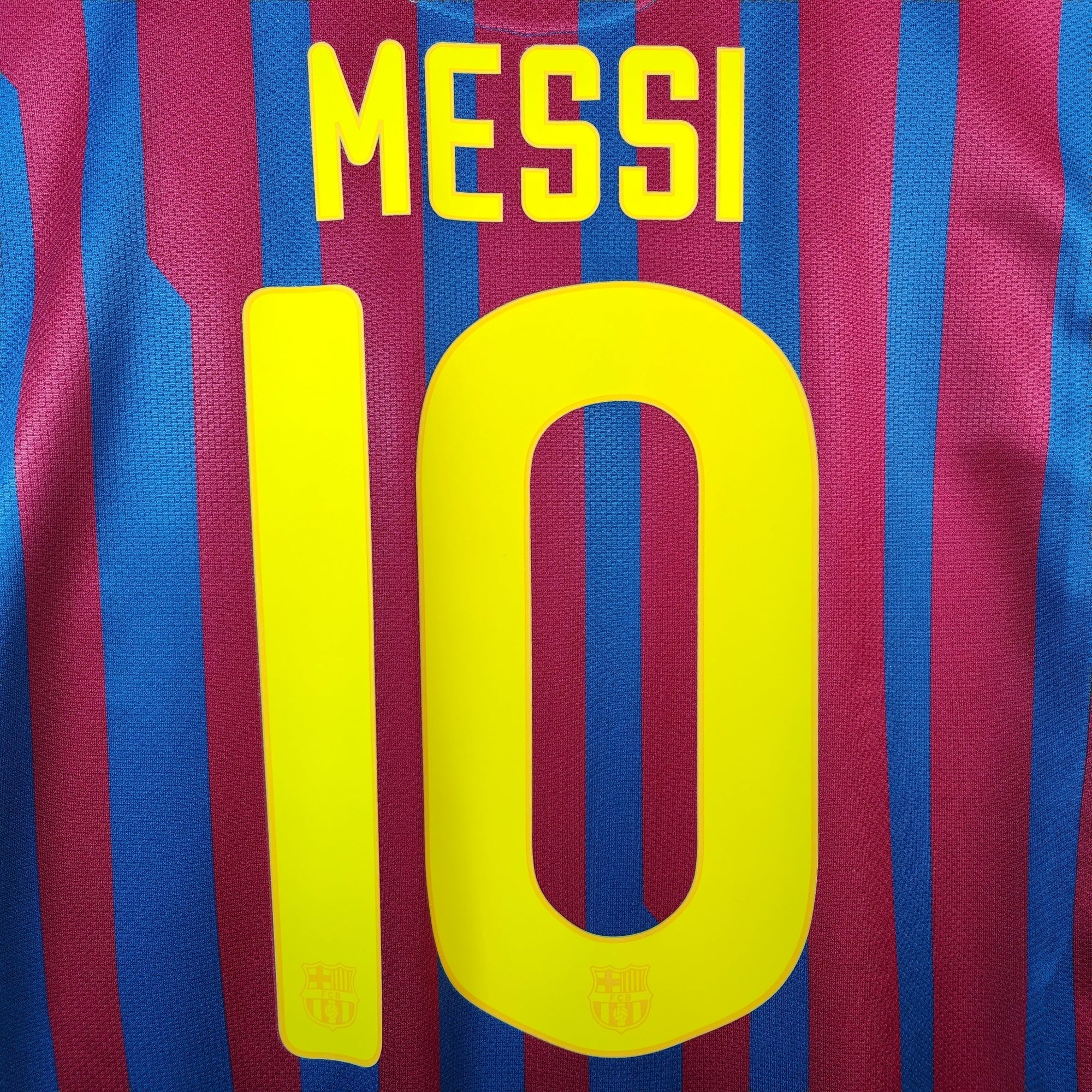 2011 - 12 FC Barcelona Home Shirt Messi 10 - 7.5/10 - (M) - Eternal Pitch