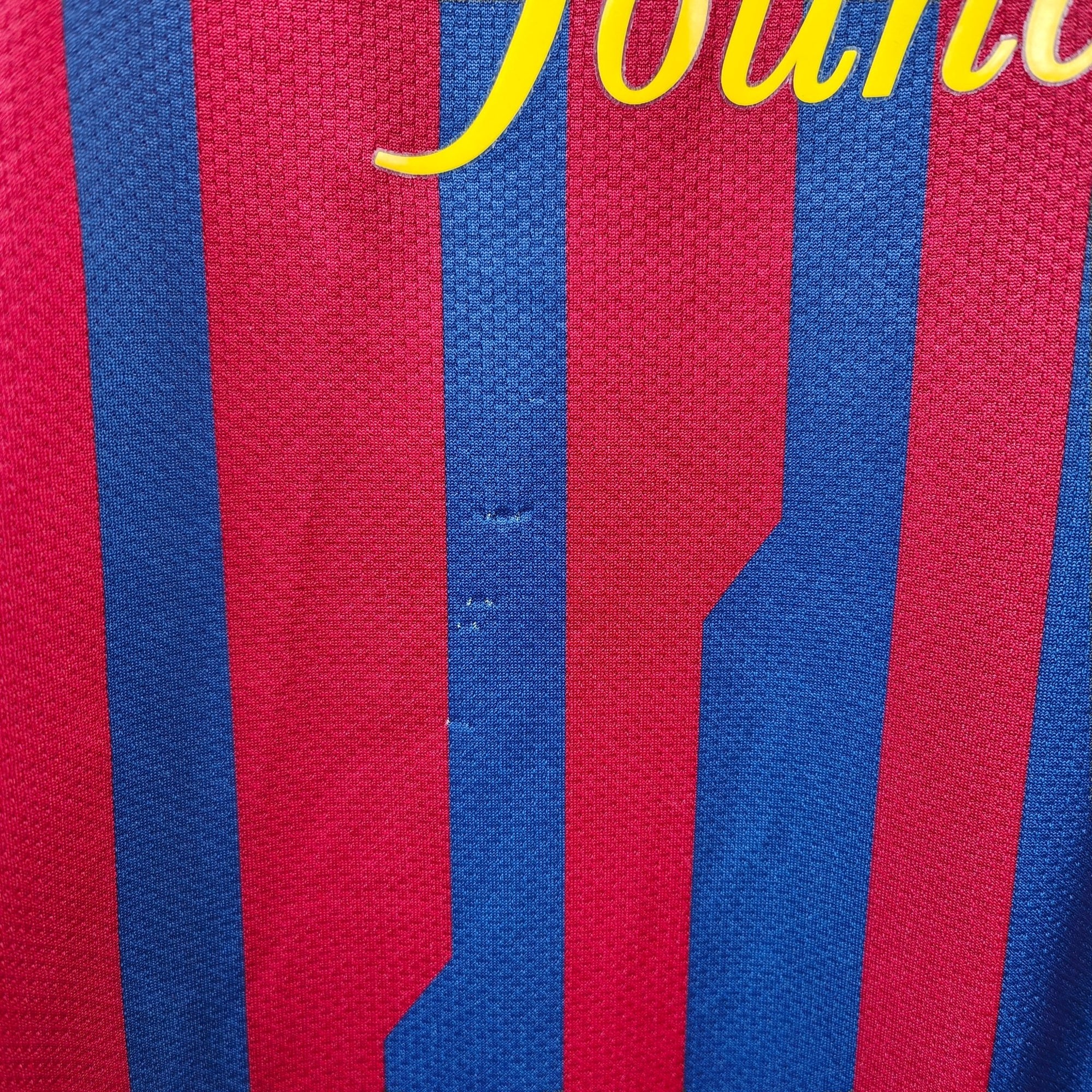 2011 - 12 FC Barcelona Home Shirt Messi 10 - 7.5/10 - (M) - Eternal Pitch