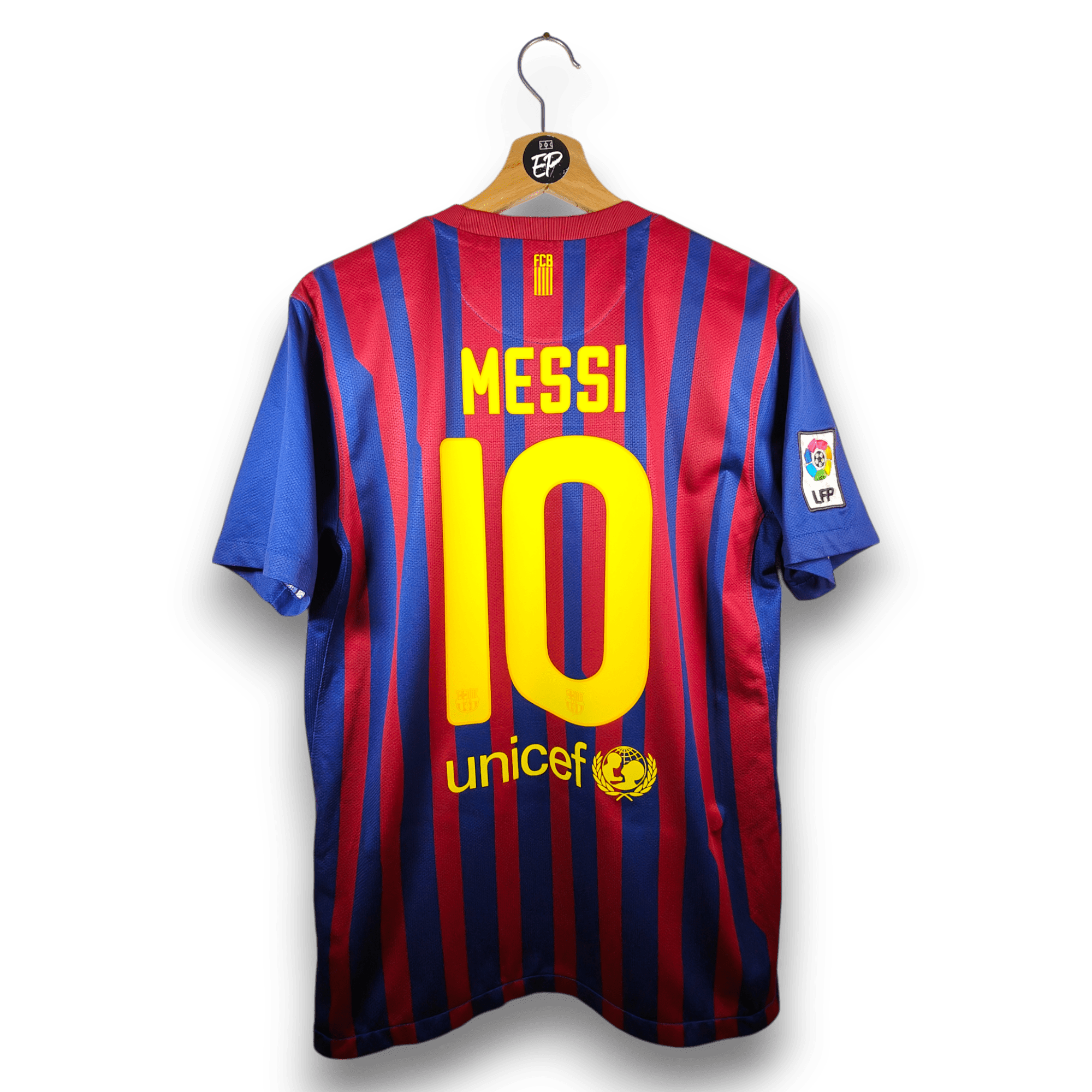 2011 - 12 FC Barcelona Home Shirt Messi 10 - 7.5/10 - (M) - Eternal Pitch