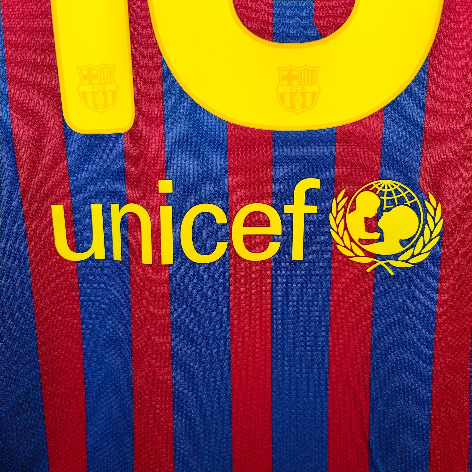 2011 - 12 FC Barcelona Home Shirt Messi 10 - 9/10 - (M) - Eternal Pitch