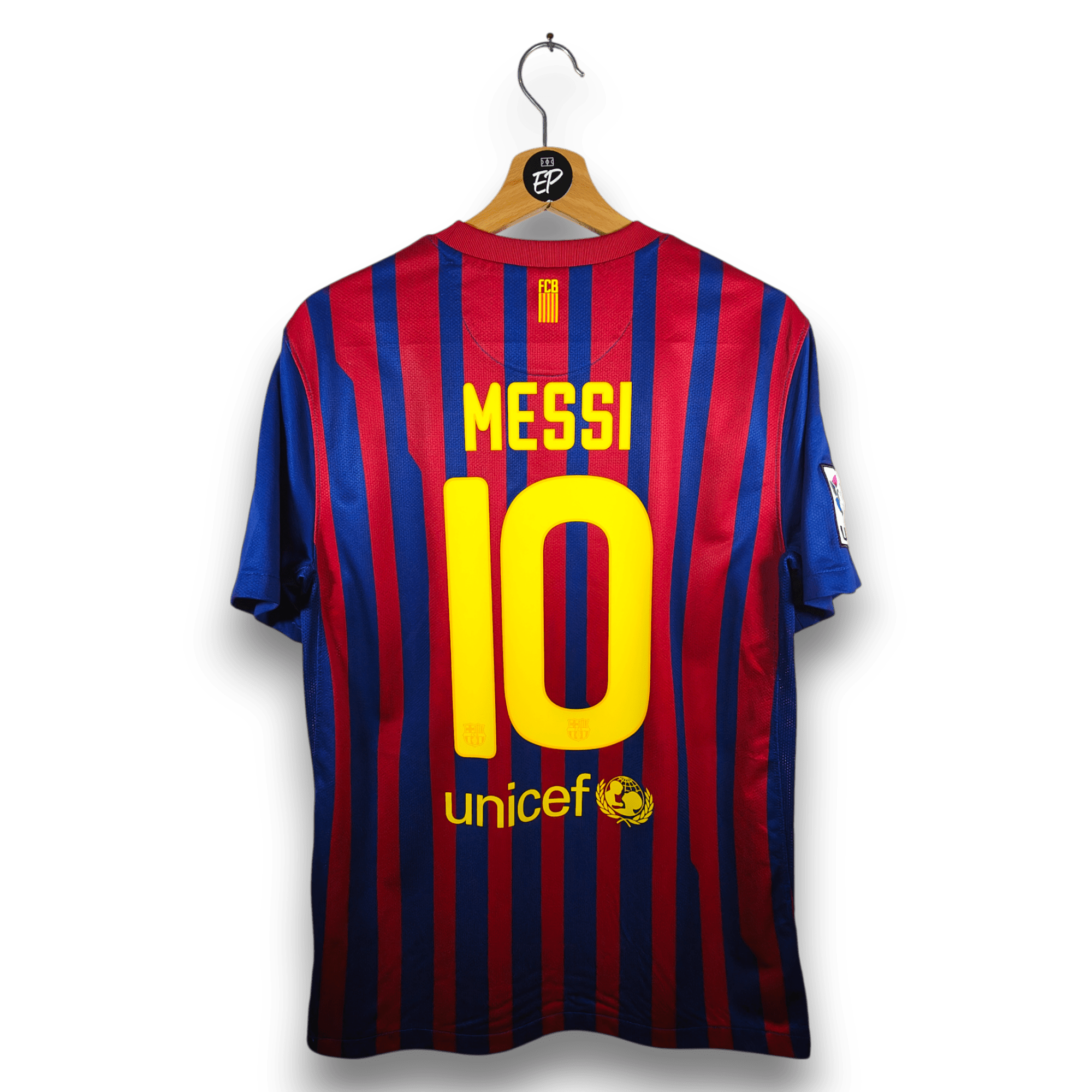 2011 - 12 FC Barcelona Home Shirt Messi 10 - 9/10 - (M) - Eternal Pitch