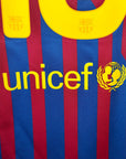 2011 - 12 FC Barcelona Home Shirt Messi 10 - 9/10 - (S) - Eternal Pitch