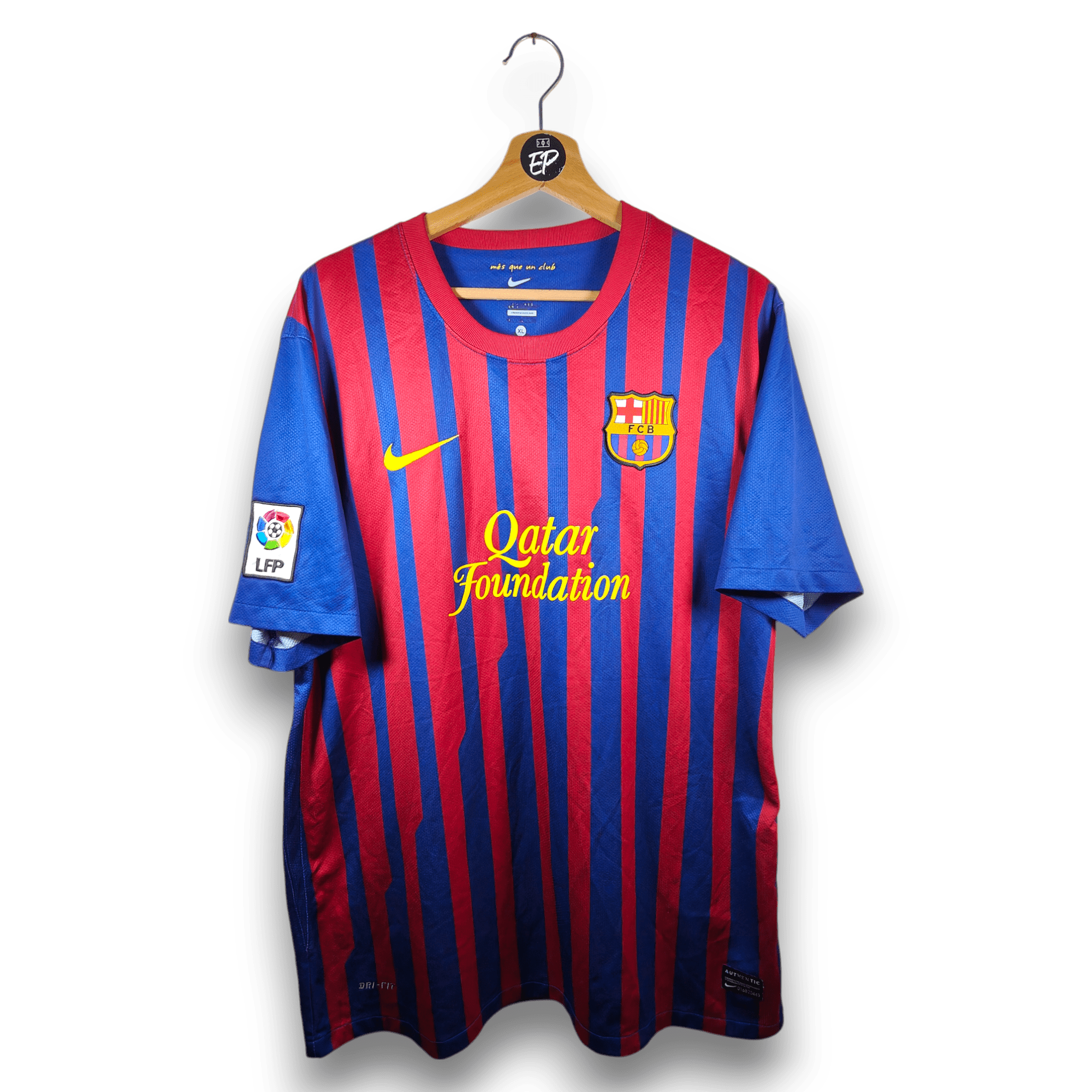 2011 - 12 FC Barcelona Home Shirt Messi 10 - 9.5/10 - (XL) - Eternal Pitch