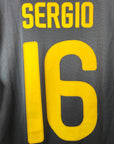 2011 - 12 FC Barcelona LS Away Shirt Sergio 16 - 8.5/10 - (M) - Eternal Pitch