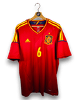 2011 - 12 Spain Home Shirt Iniesta 6 - 9/10 - (XL) - Eternal Pitch