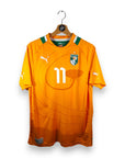 2011 - 13 Ivory Coast Home Shirt Drogba 11 (M) - Eternal Pitch