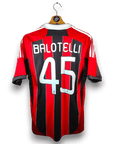 2012 - 13 AC Milan Home Shirt Balotelli 45 (M) - Eternal Pitch