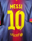2012 - 13 FC Barcelona Home Shirt Messi 10 (L) - Eternal Pitch
