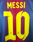 2012 - 13 FC Barcelona Home Shirt Messi 10 (L) - Eternal Pitch