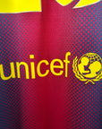 2012 - 13 FC Barcelona Home Shirt Messi 10 (L) - Eternal Pitch