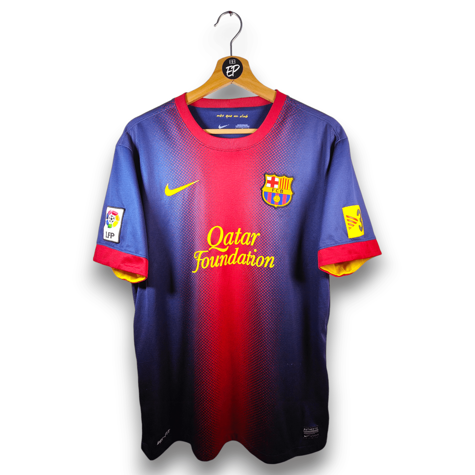 FCバルセロナ PUYOL 5 シャツ Mサイズ 2012-13 FC Barcelona Home Shirt Puyol #5 - 8.5/10 - (L