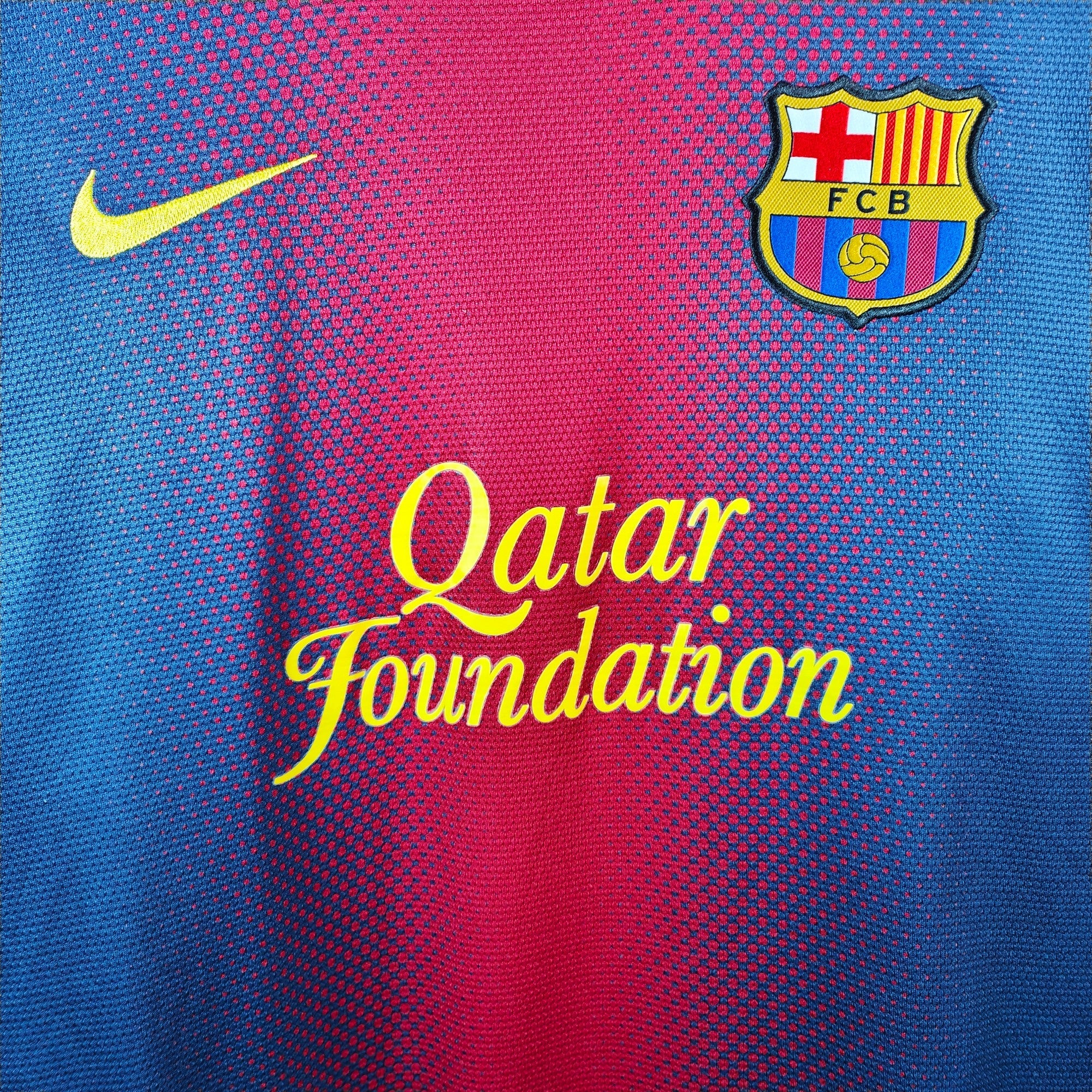 2012-13 FC Barcelona Home Shirt Puyol #5 - 8.5/10 - (L
