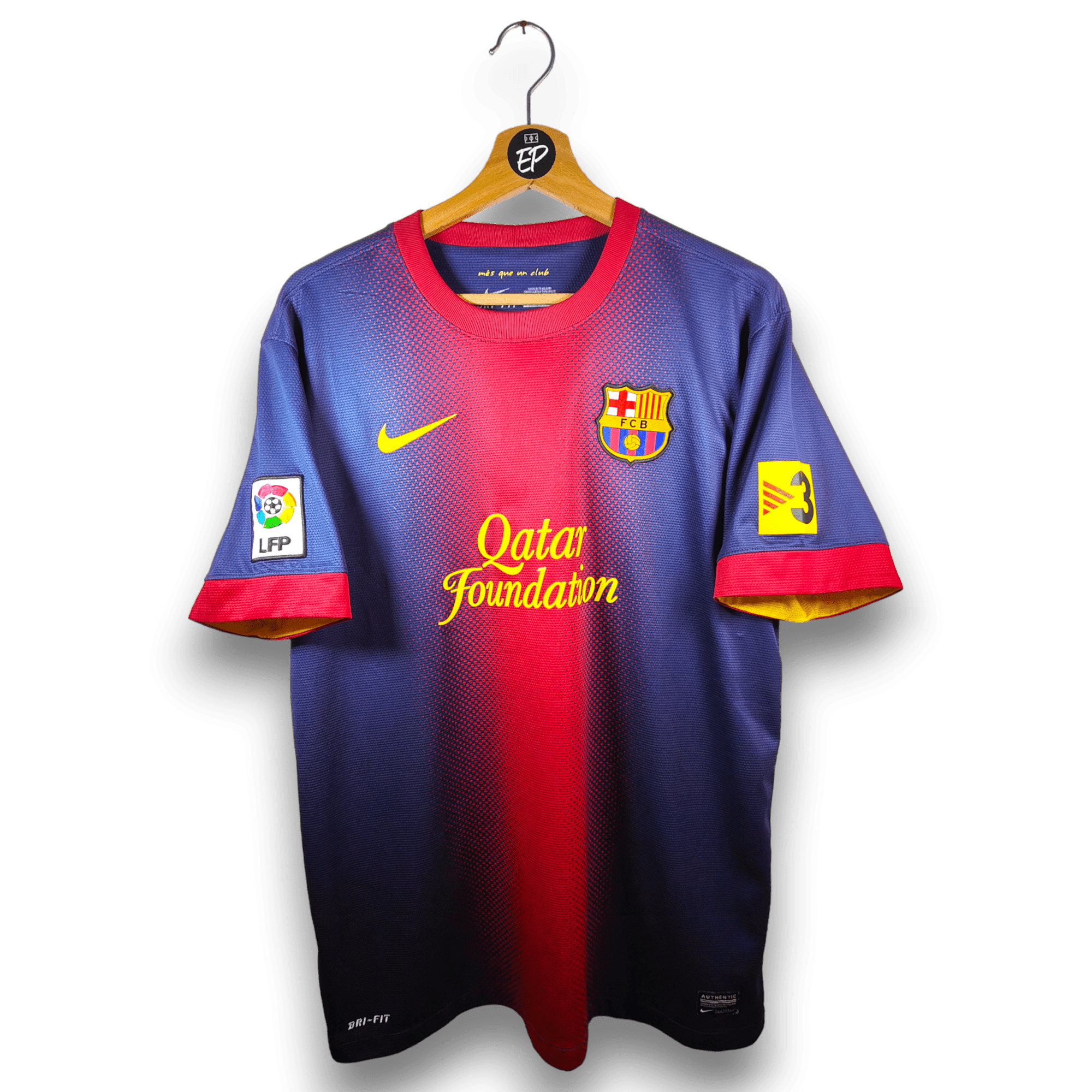 FC Barcelona Xavi 6 Dri-FIT シャツ FC Barcelona Xavi 6 Dri-FIT シャツ 2012-13 Barcelona Home Shirt