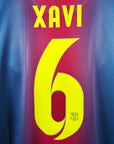 2012 - 13 FC Barcelona Home Shirt Xavi 6 - 9/10 - (L) - Eternal Pitch