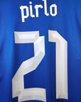 2012 - 13 Italy Home Shirt Pirlo 21 - 9.5/10 - (M) - Eternal Pitch