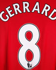 2012 - 13 Liverpool Home Shirt Gerrard 8 - 8.5/10 - (XL) - Eternal Pitch