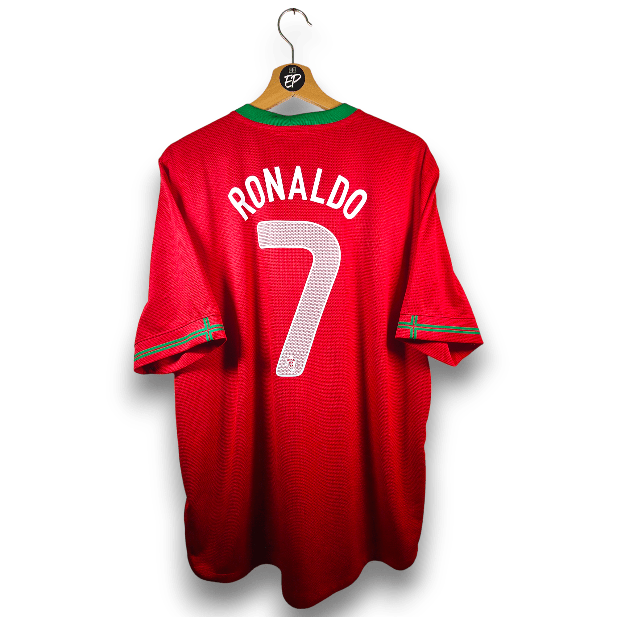 2012 - 13 Portugal Home Shirt Ronaldo 7 - 9.5/10 - (XL) - Eternal Pitch