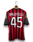 2013 - 14 AC Milan Home Shirt Balotelli 45 - 8.5/10 - (M) - Eternal Pitch