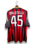 2013 - 14 AC Milan Home Shirt Balotelli 45 - 9/10 - (XL) - Eternal Pitch
