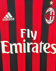 2013 - 14 AC Milan Home Shirt Balotelli 45 - 9.5/10 - (L) - Eternal Pitch