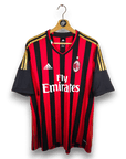2013 - 14 AC Milan Home Shirt Balotelli 45 - 9.5/10 - (L) - Eternal Pitch