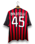 2013 - 14 AC Milan Home Shirt Balotelli 45 - 9.5/10 - (XL) - Eternal Pitch