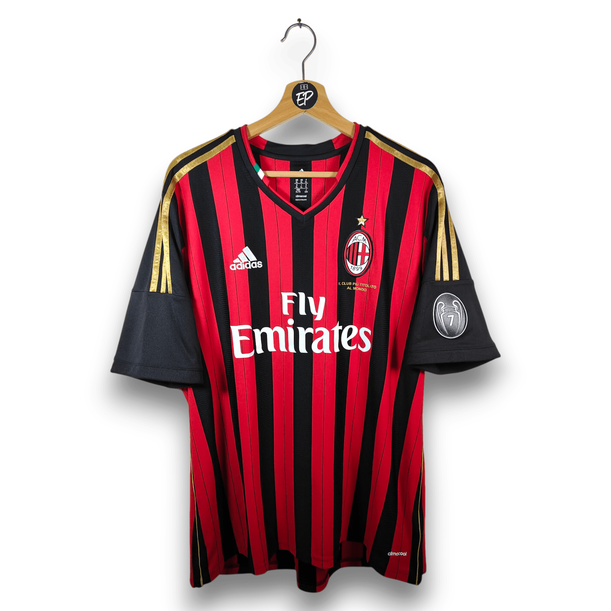 2013-14 AC Milan Home Shirt Kaka #22 (XL) G77255 Adidas