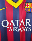 2013 - 14 FC Barcelona Home Shirt Basketball - 8/10 - (L) - Eternal Pitch