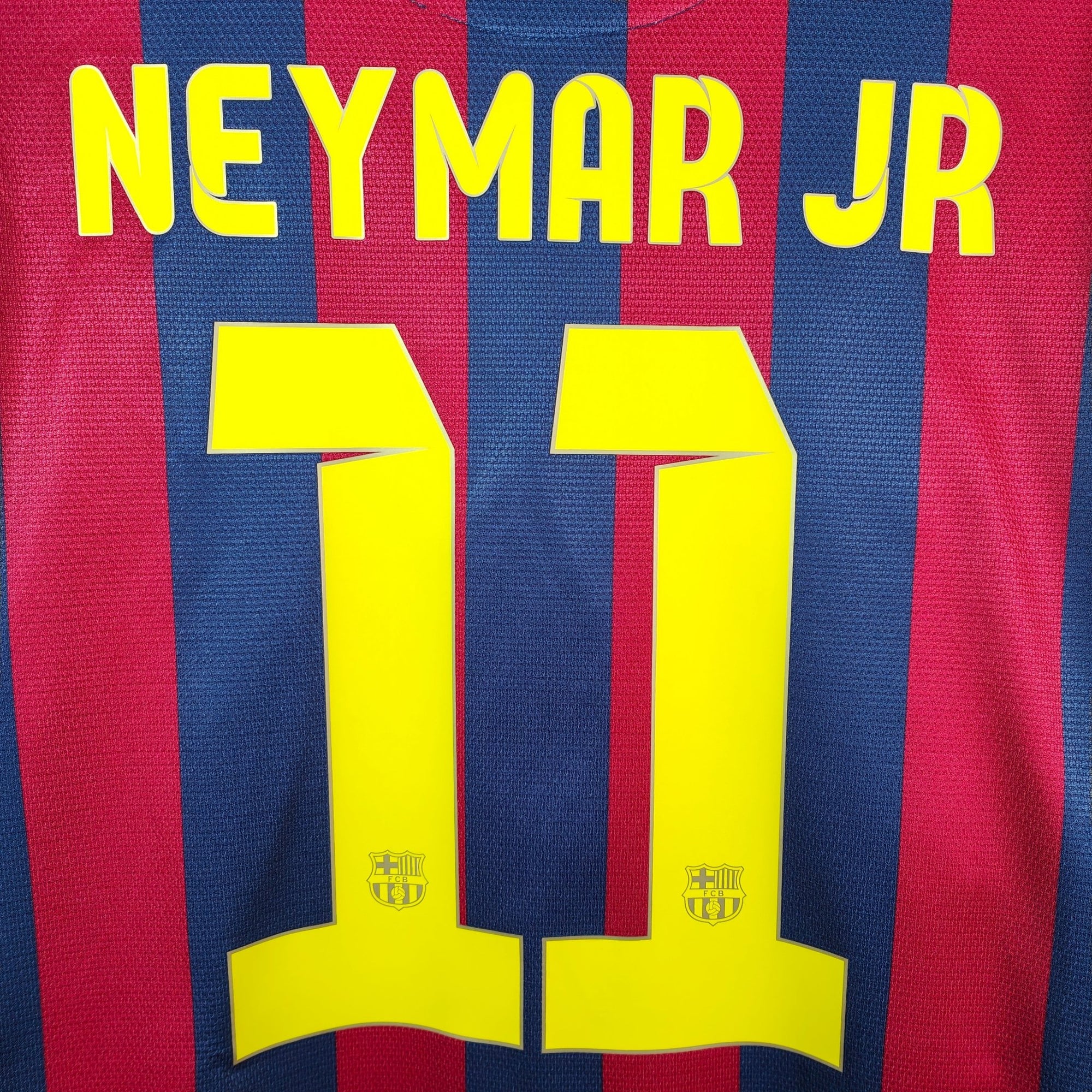 2013 - 14 FC Barcelona Home Shirt Neymar 11 - 8.5/10 - (XL) - Eternal Pitch