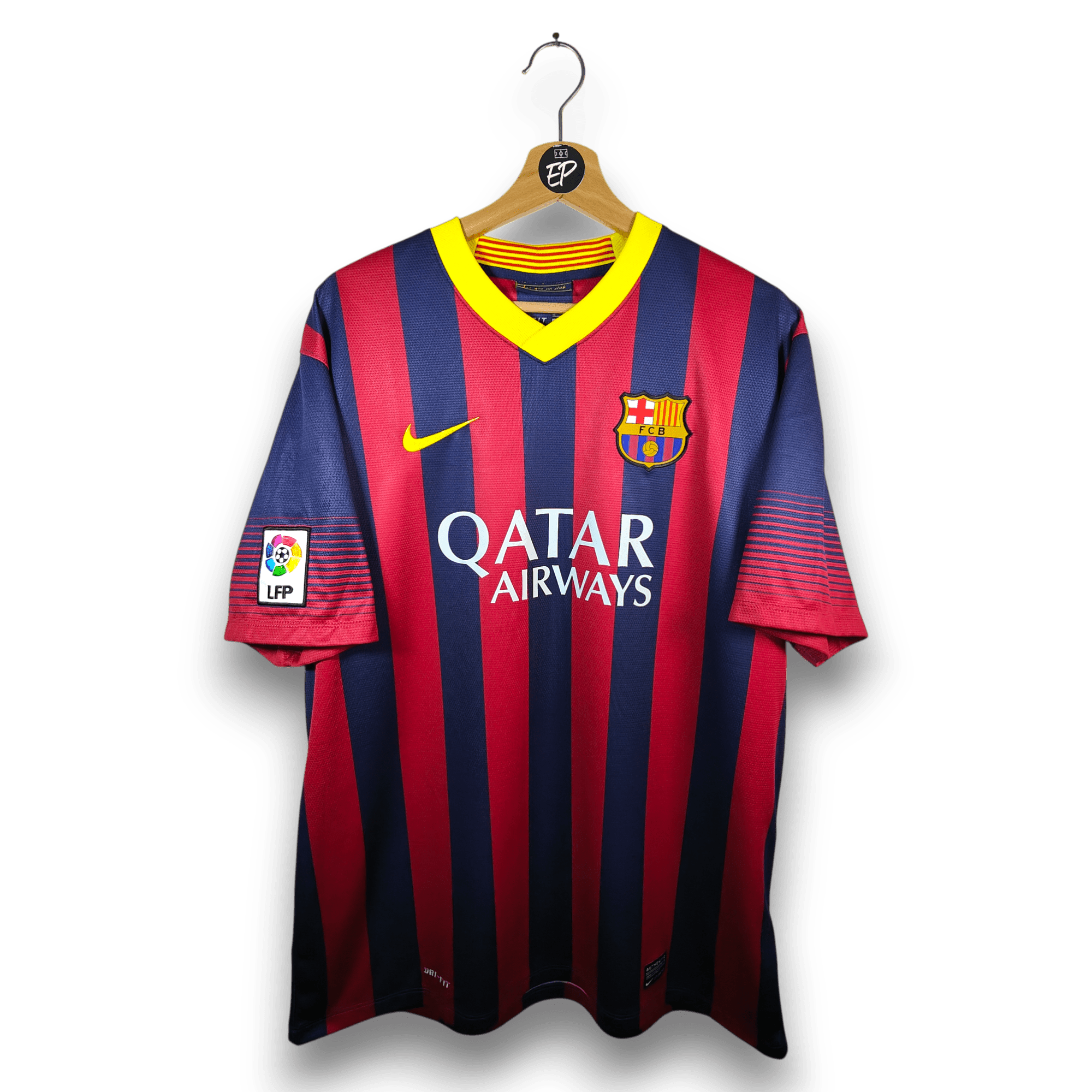 2013 - 14 FC Barcelona Home Shirt Neymar 11 - 8.5/10 - (XL) - Eternal Pitch