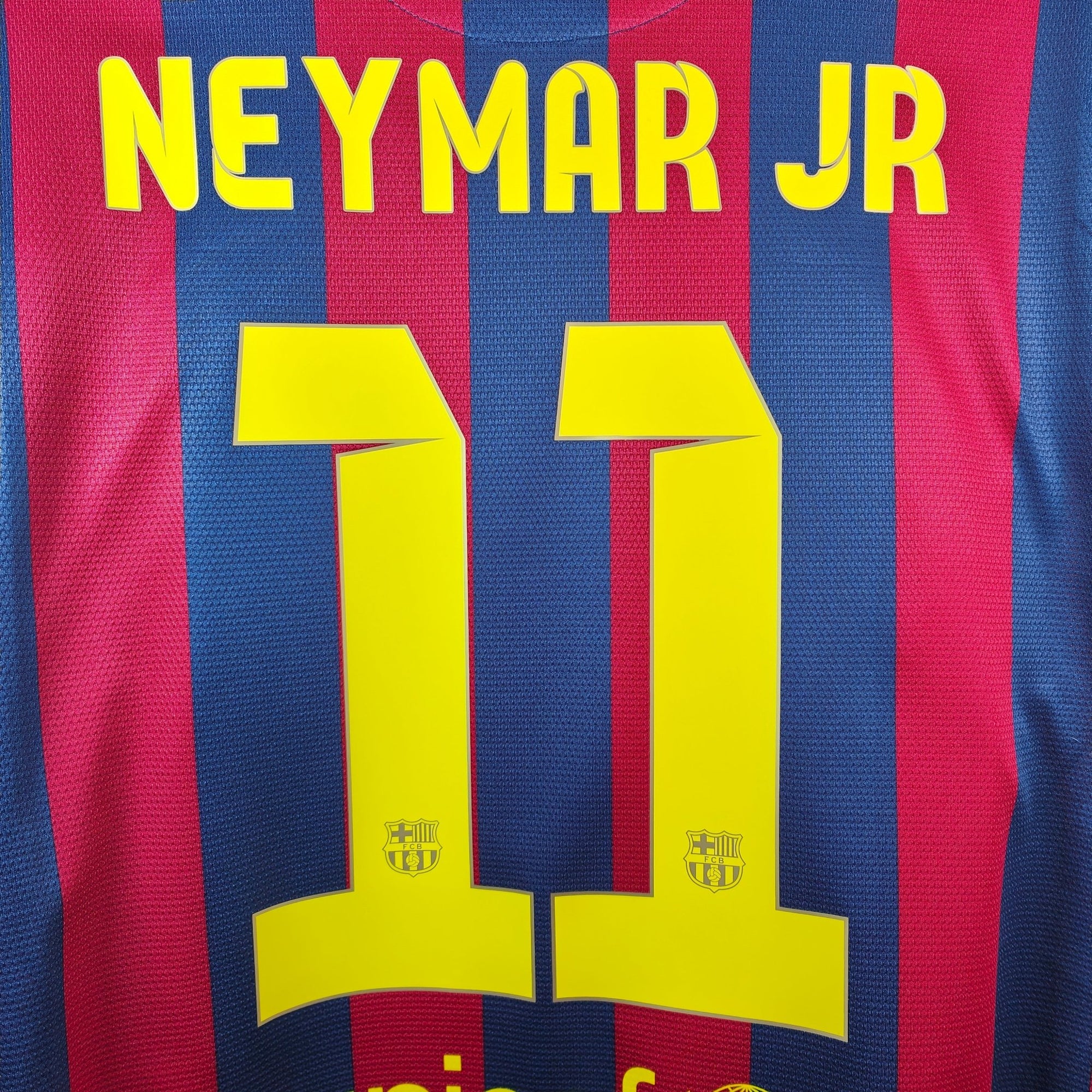 2013 - 14 FC Barcelona Home Shirt Neymar 11 - 9/10 - (XL) - Eternal Pitch