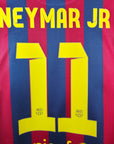 2013 - 14 FC Barcelona Home Shirt Neymar 11 - 9/10 - (XL) - Eternal Pitch