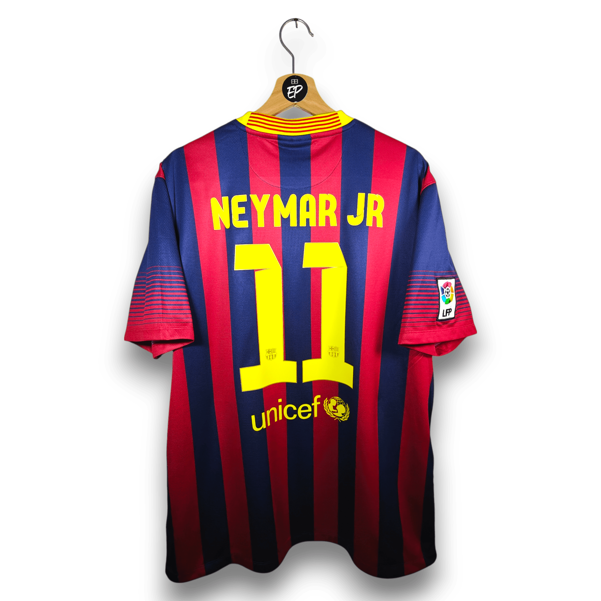 FC Barcelona NEYMAR JR 11番ジャージ 13-14 Neymar Jr 11 Medium FC Barcelona 2013 14 Home Jersey Maglia