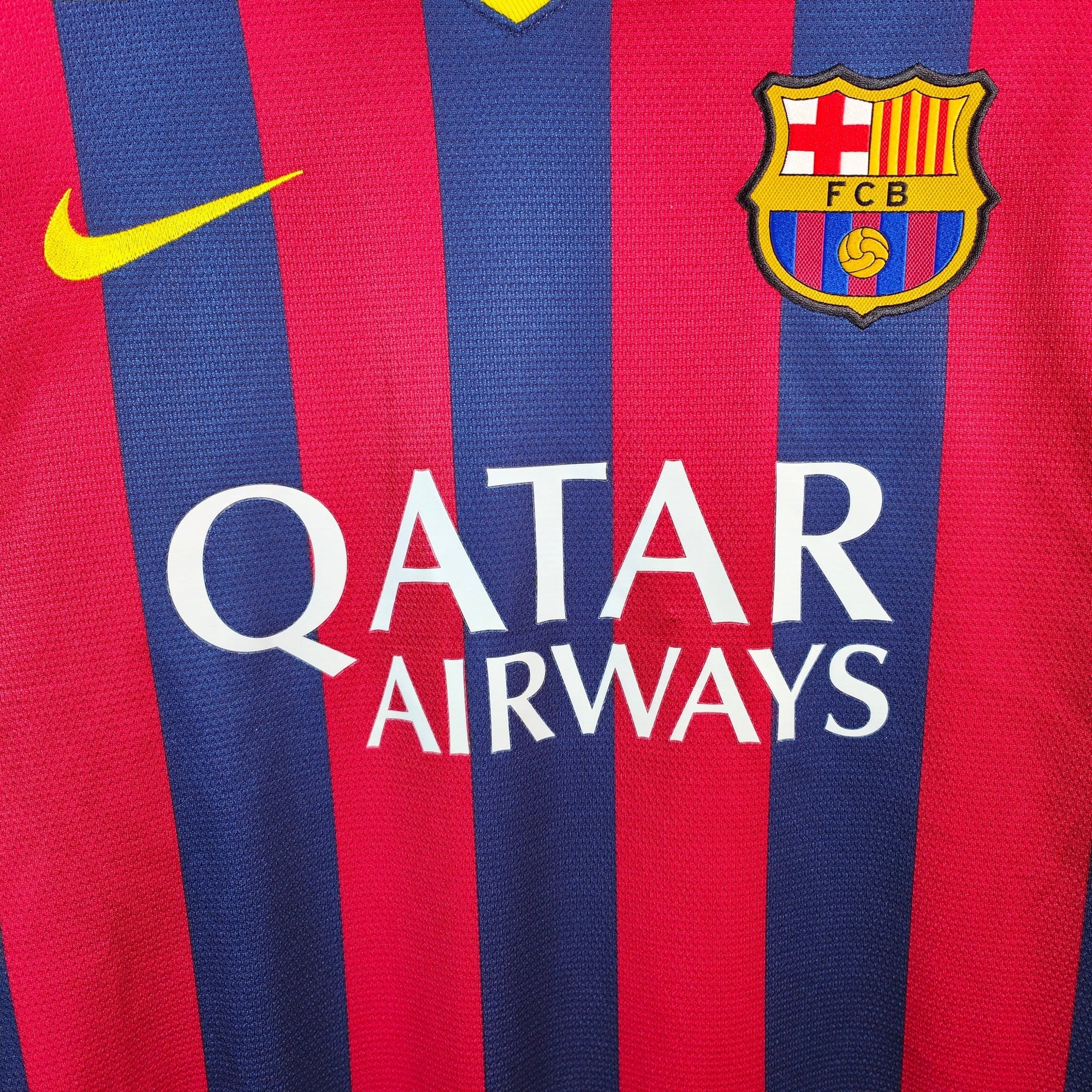 2013 - 14 FC Barcelona Home Shirt Neymar 11 - 9/10 - (XL) - Eternal Pitch