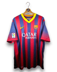 2013 - 14 FC Barcelona Home Shirt Neymar 11 - 9/10 - (XL) - Eternal Pitch