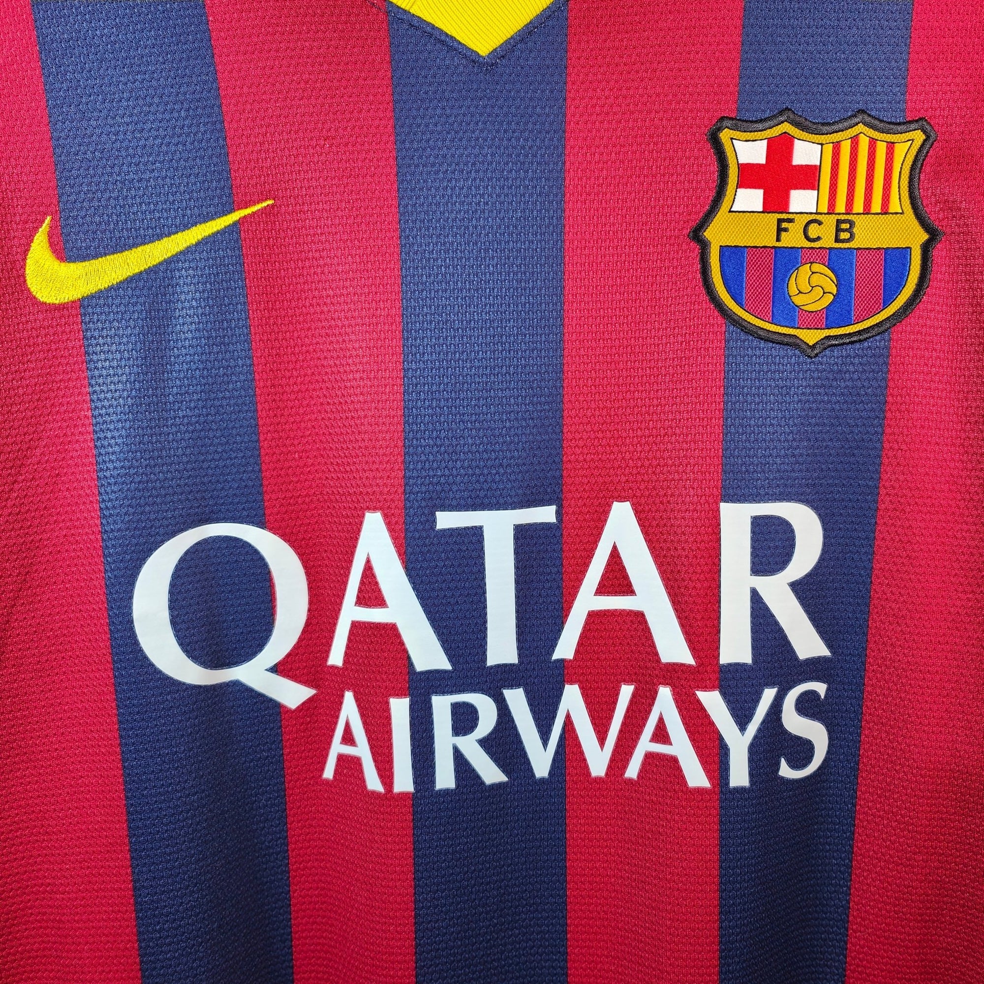 2013 - 14 FC Barcelona Home Shirt Neymar 11 - 9/10 - (XL) - Eternal Pitch