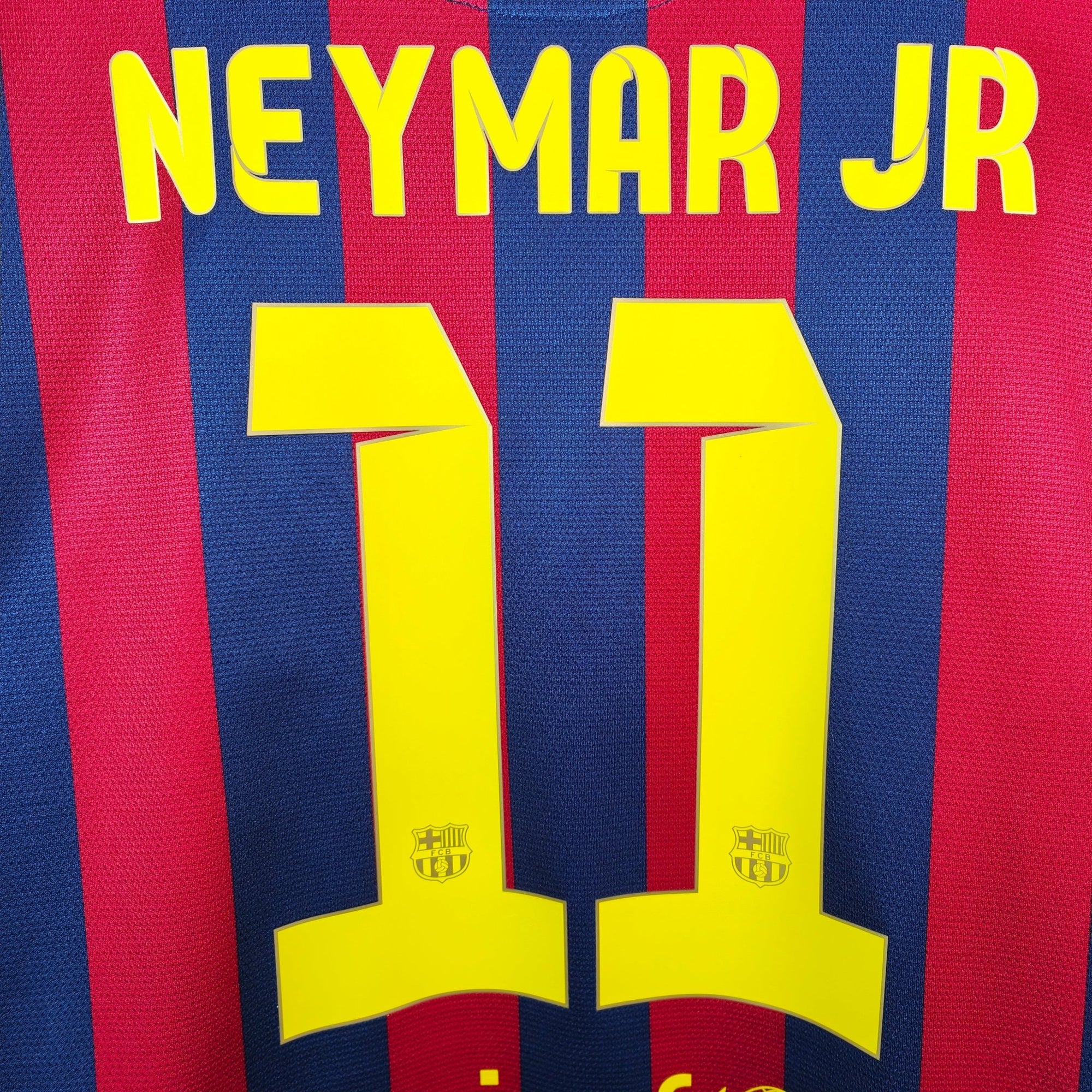 2013 - 14 FC Barcelona Home Shirt Neymar 11 - 9/10 - (XL) - Eternal Pitch