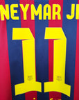 2013 - 14 FC Barcelona Home Shirt Neymar 11 - 9/10 - (XL) - Eternal Pitch