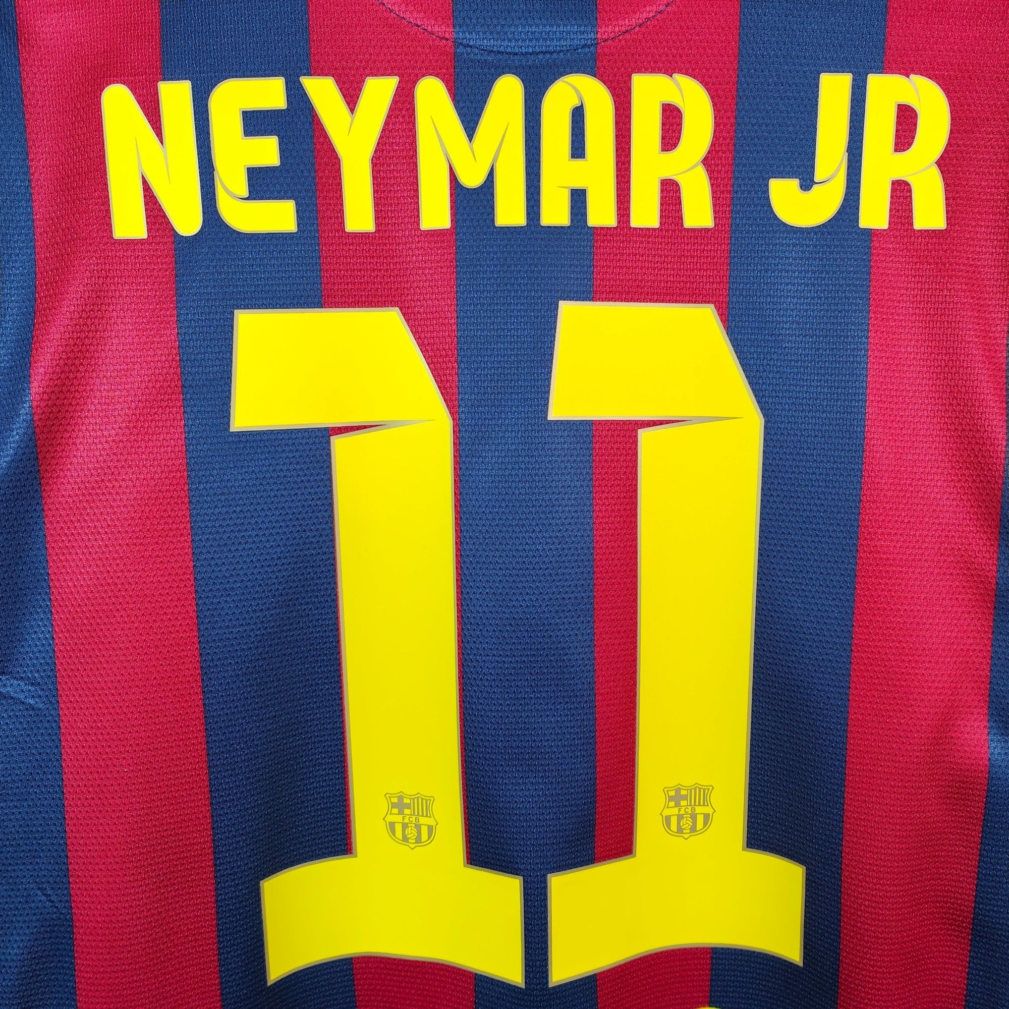 2013 - 14 FC Barcelona Home Shirt Neymar 11 - 9.5/10 - (M) - Eternal Pitch
