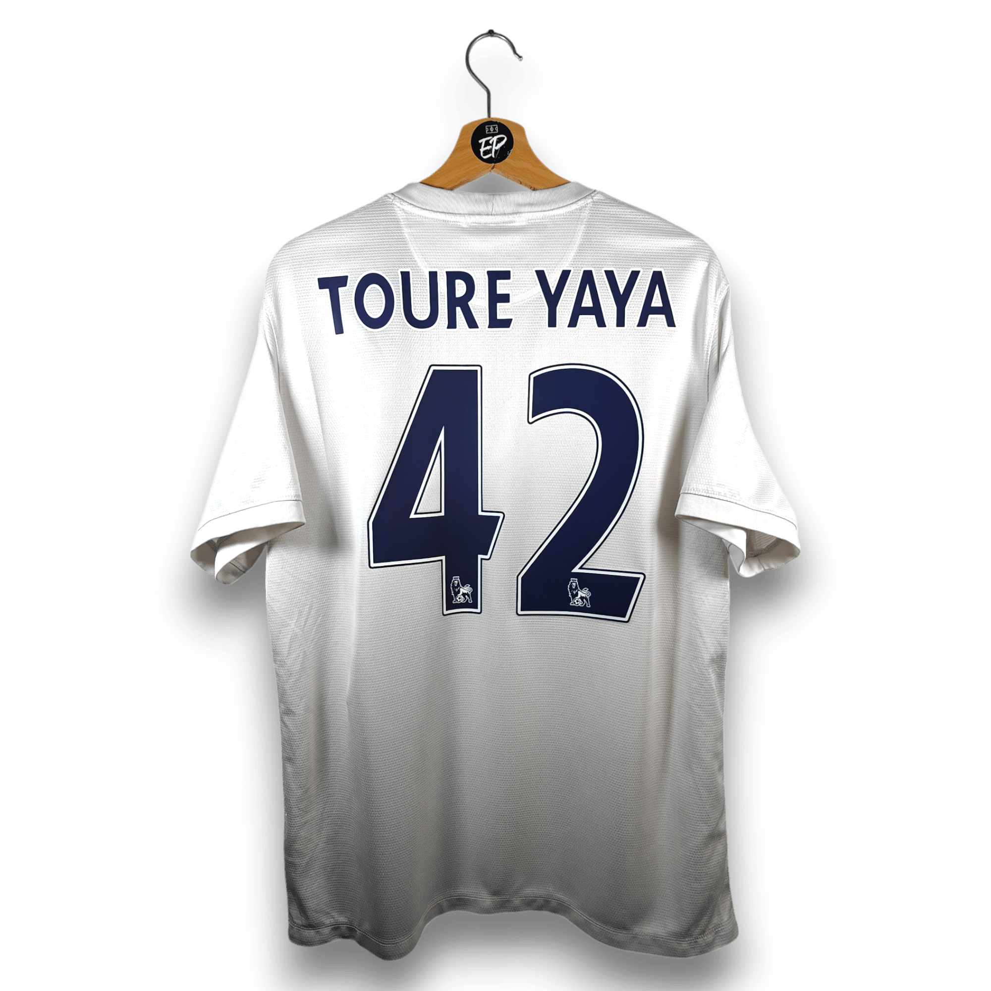 2013-14 Manchester City Third Shirt Toure Yaya #42 (L