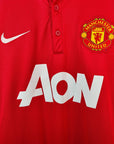 2013 - 14 Manchester United Home Shirt Vidic 15 (M) - Eternal Pitch