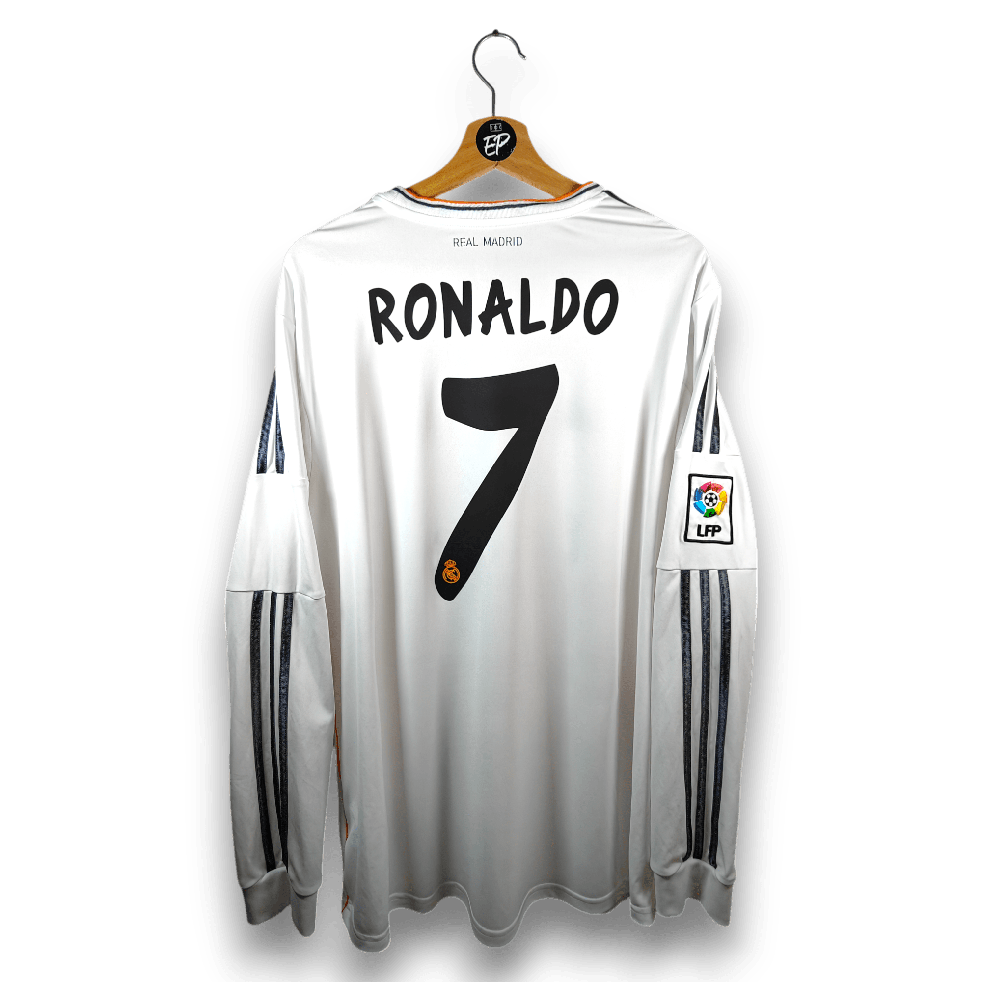 2013-14 Real Madrid Home Shirt Ronaldo #7 - 9/10 - (XL
