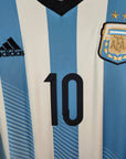 2013 - 15 Argentina Home Shirt Messi 10 - 5.5/10 - (L) - Eternal Pitch